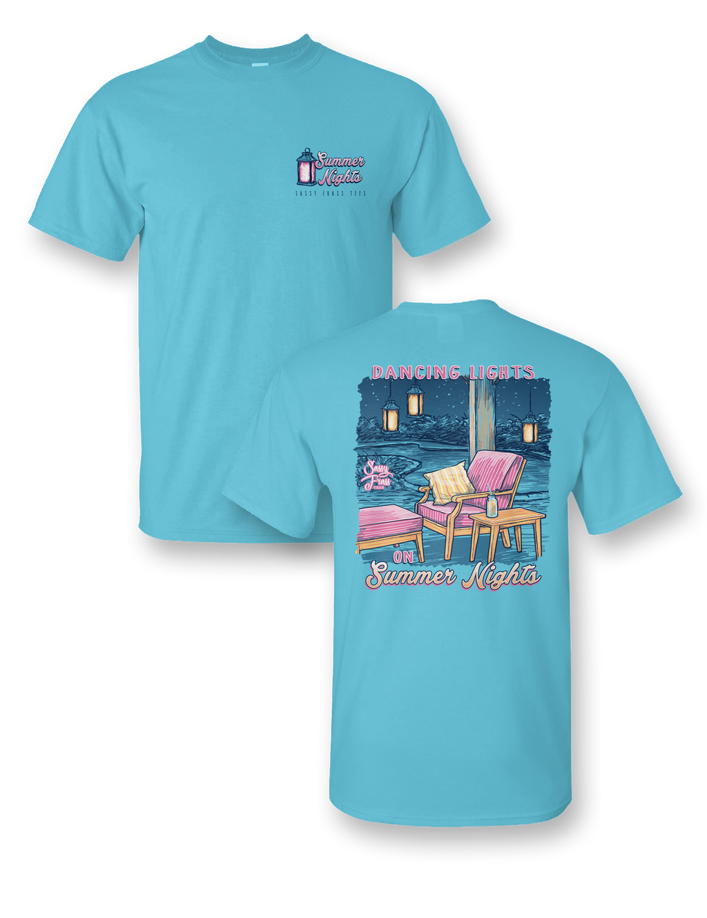 Sassy Frass Dancing Lights on Summer Nights Comfort - Adult & Kids T-Shirts, Sweatshirts & Hoodies apparel design preview 1