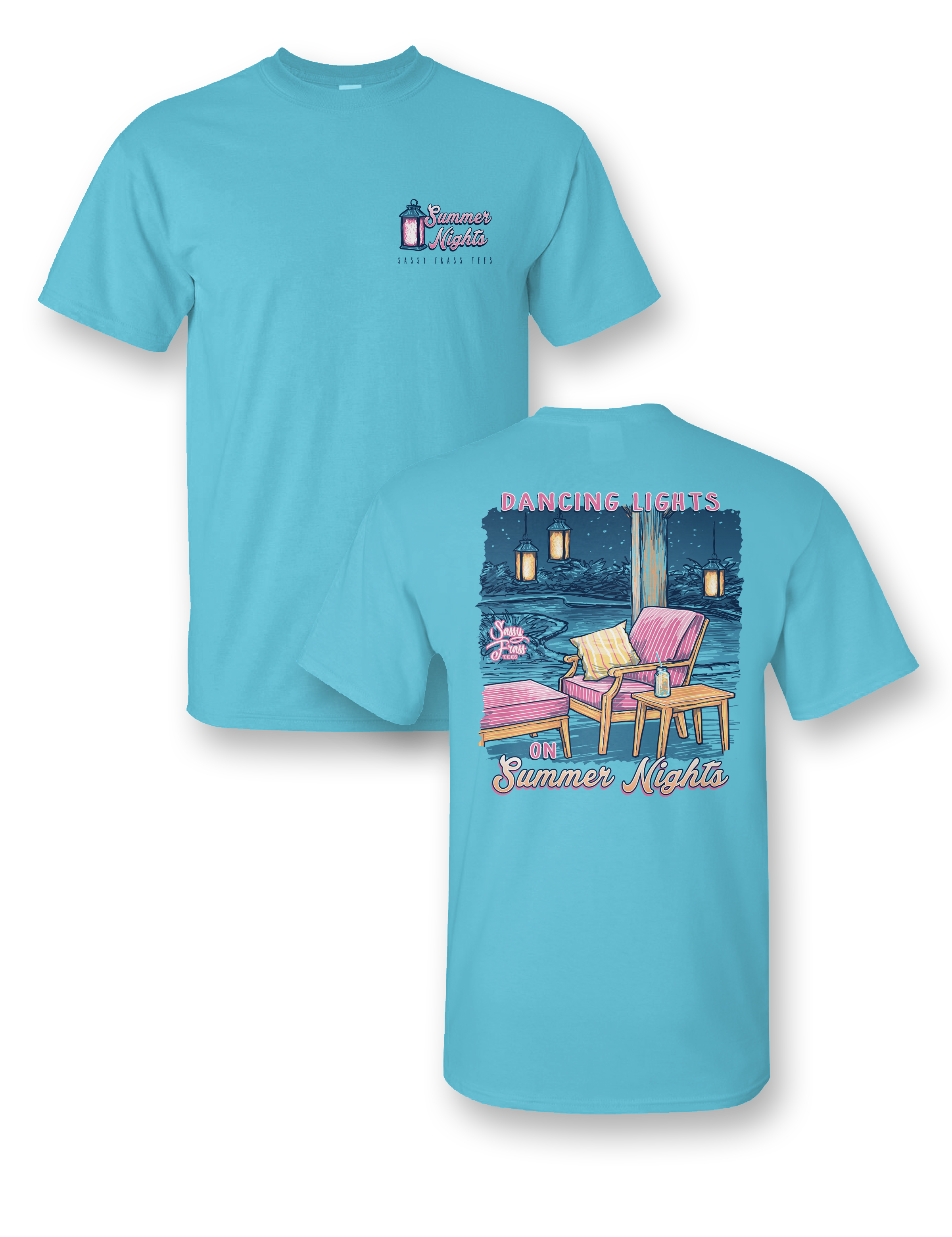 Sassy Frass Dancing Lights on Summer Nights Comfort - Adult & Kids T-Shirts, Sweatshirts & Hoodies apparel design preview 1
