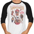 Summerween 3/4 Sleeve Raglan - Adult & Kids T-Shirts, Sweatshirts & Hoodies apparel design preview 1