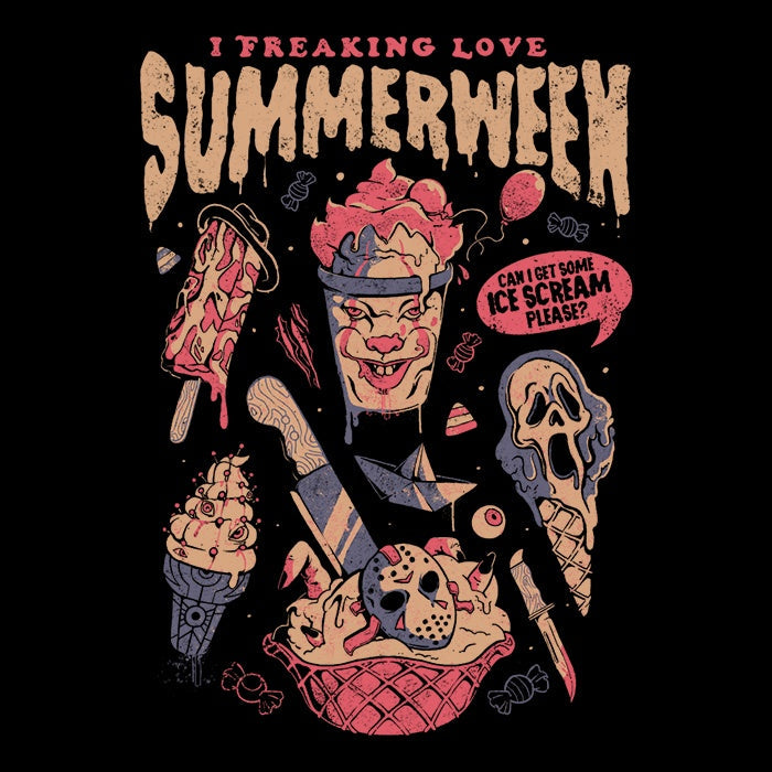 Summerween Ringer - Adult & Kids T-Shirts, Sweatshirts & Hoodies apparel design preview 2