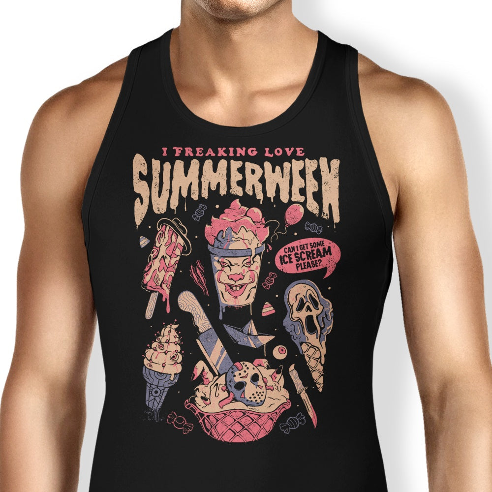 Summerween Tank Top - Adult & Kids T-Shirts, Sweatshirts & Hoodies apparel design preview 1