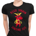 Summon Someone Else Women's Apparel - Adult & Kids T-Shirts, Sweatshirts & Hoodies apparel design preview 1