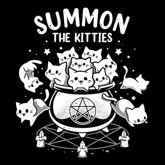 Summon the Kitties Men's V-Neck - Adult & Kids T-Shirts, Sweatshirts & Hoodies apparel design preview 2