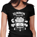 Summon the Kitties Women's V-Neck - Adult & Kids T-Shirts, Sweatshirts & Hoodies apparel design preview 1