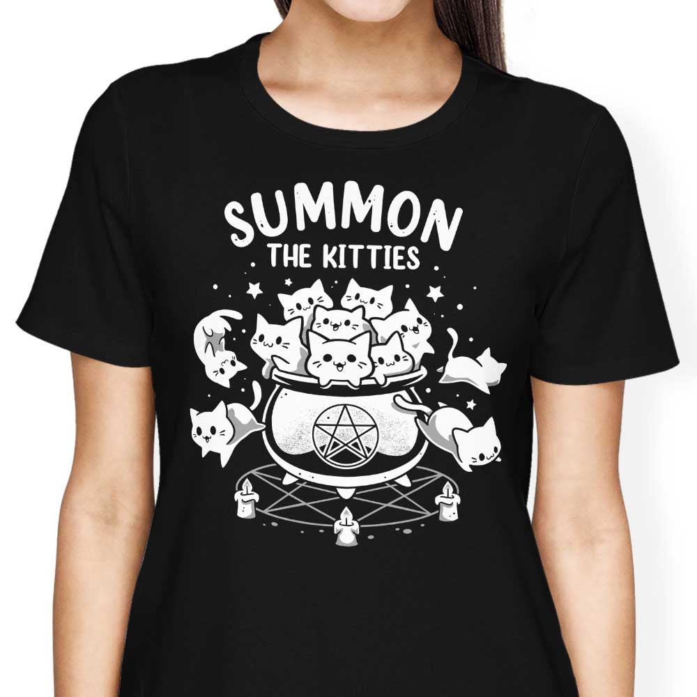 Summon the Kitties Women's Apparel - Adult & Kids T-Shirts, Sweatshirts & Hoodies apparel design preview 1