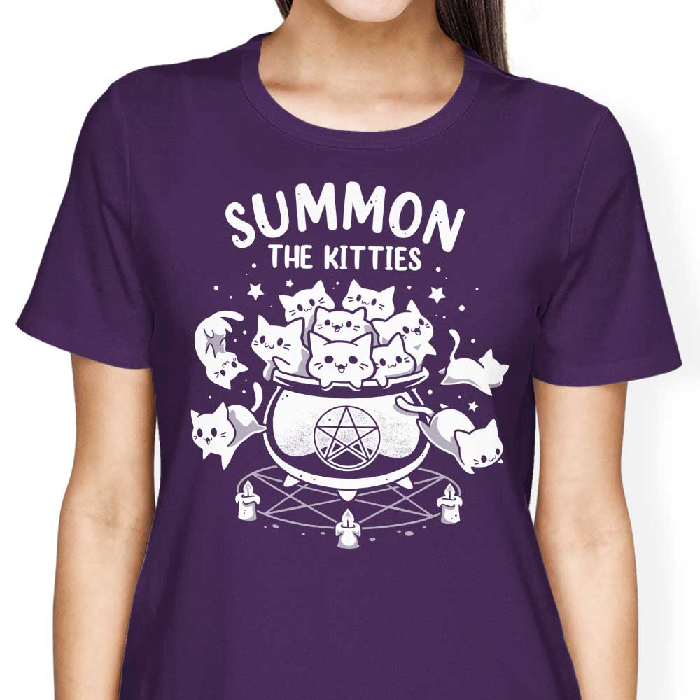 Summon the Kitties Women's Apparel - Adult & Kids T-Shirts, Sweatshirts & Hoodies apparel design preview 2