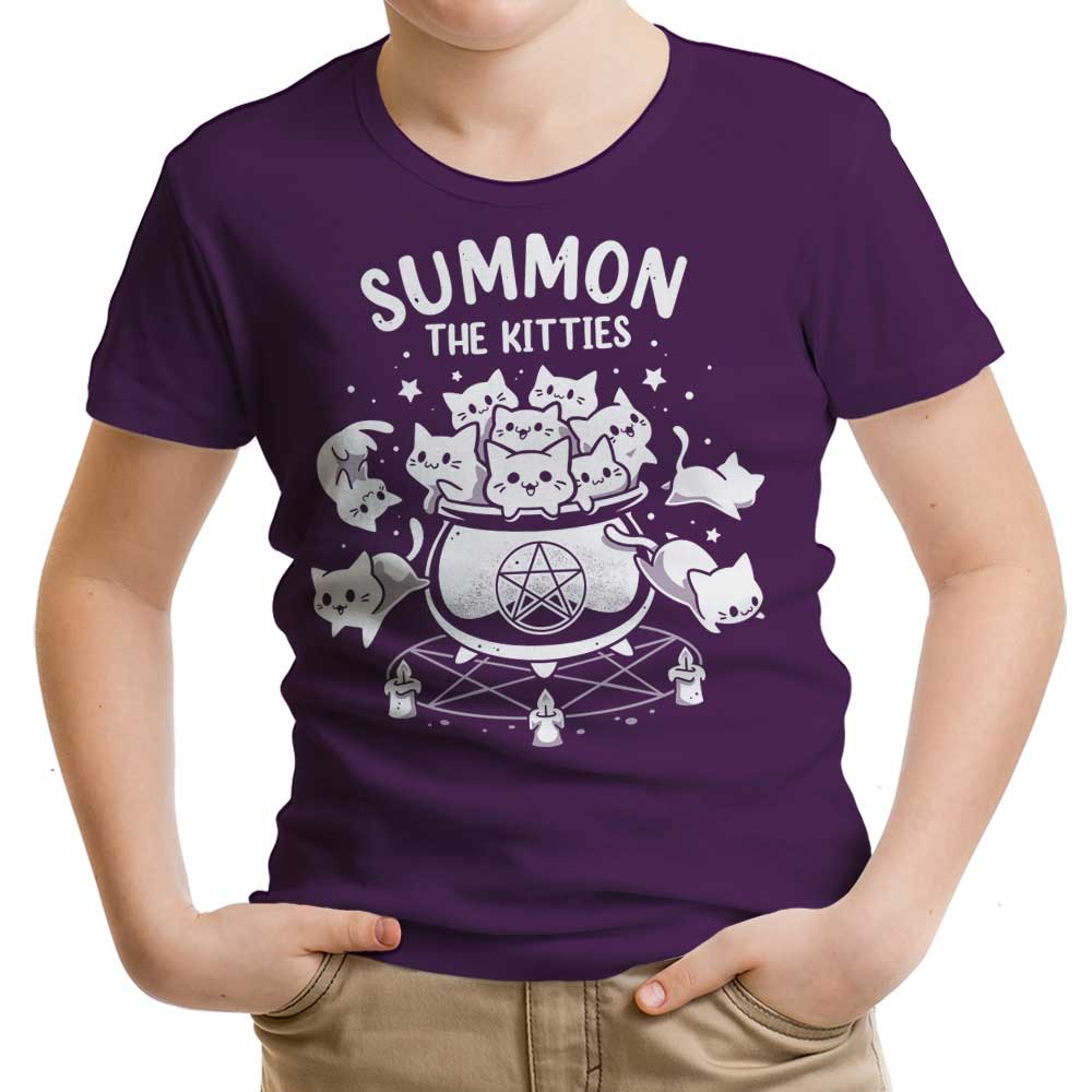Summon the Kitties Youth Apparel - Adult & Kids T-Shirts, Sweatshirts & Hoodies apparel design preview 2