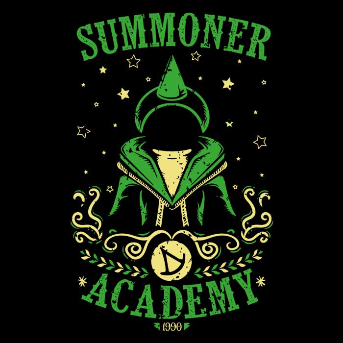 Summoner Academy - Adult & Kids T-Shirts, Sweatshirts & Hoodies apparel design preview 2