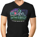 Summoning in Winter River Men's V-Neck - Adult & Kids T-Shirts, Sweatshirts & Hoodies apparel design preview 1