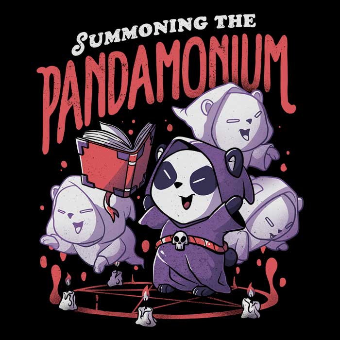 Summoning the Pandamonium - Adult & Kids T-Shirts, Sweatshirts & Hoodies apparel design preview 2
