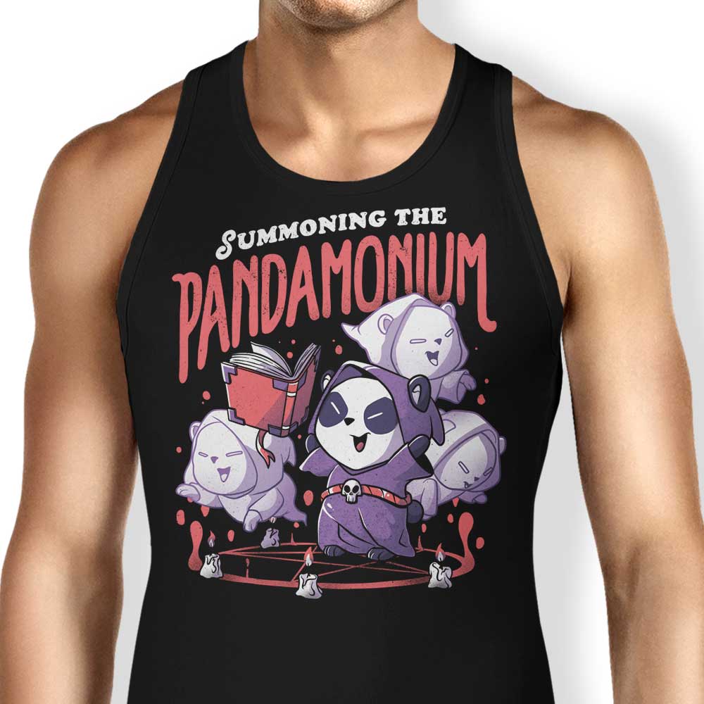 Summoning the Pandamonium Tank Top - Adult & Kids T-Shirts, Sweatshirts & Hoodies apparel design preview 1