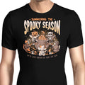 Summoning the Spooky Season Men's Apparel - Adult & Kids T-Shirts, Sweatshirts & Hoodies apparel design preview 1