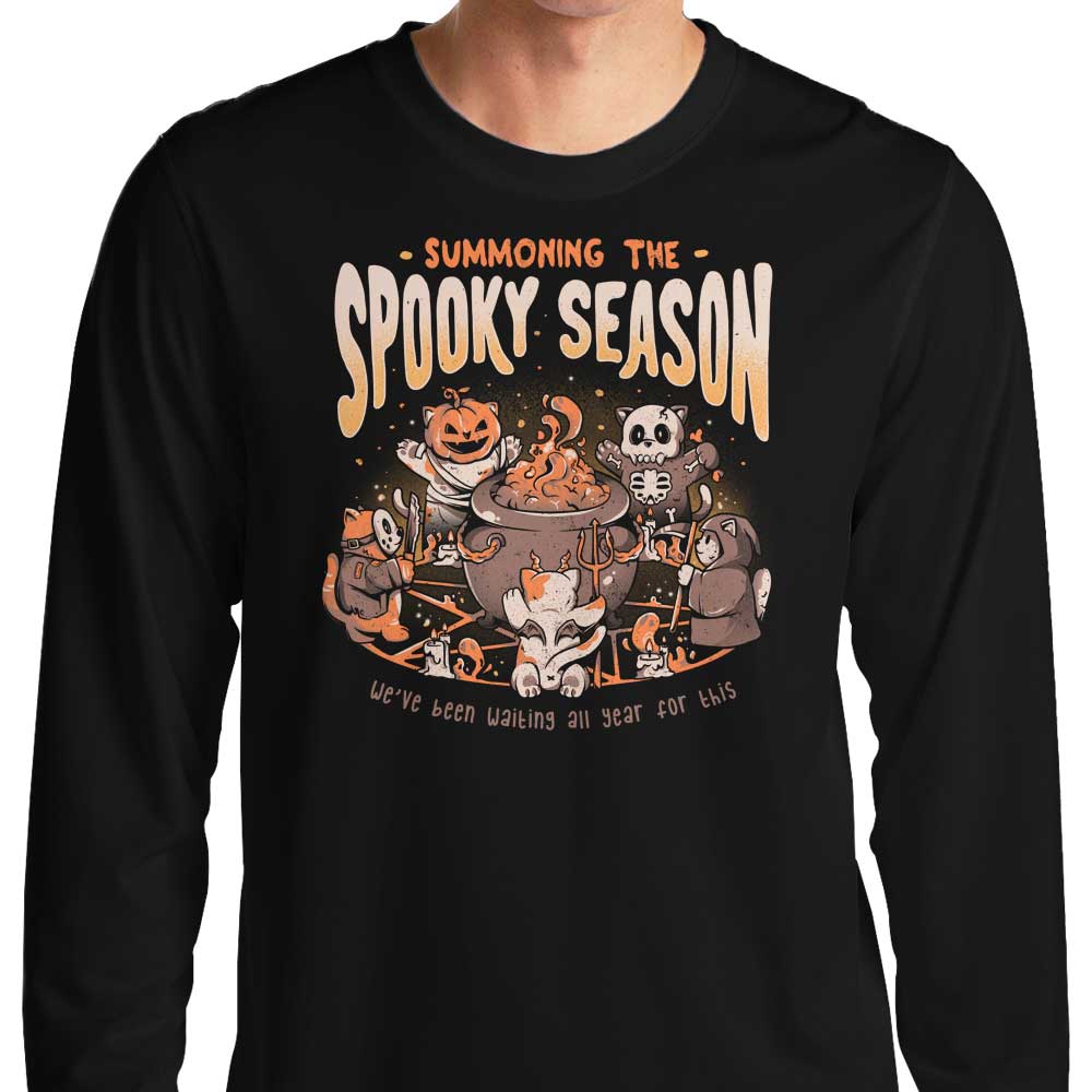 Summoning the Spooky Season - Adult & Kids T-Shirts, Sweatshirts & Hoodies apparel design preview 1