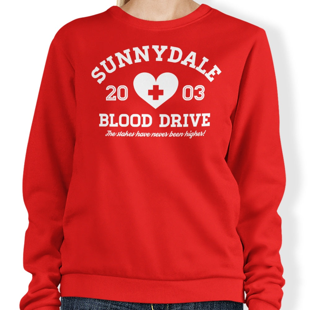 Sunnydale Blood Drive - Adult & Kids T-Shirts, Sweatshirts & Hoodies apparel design preview 1