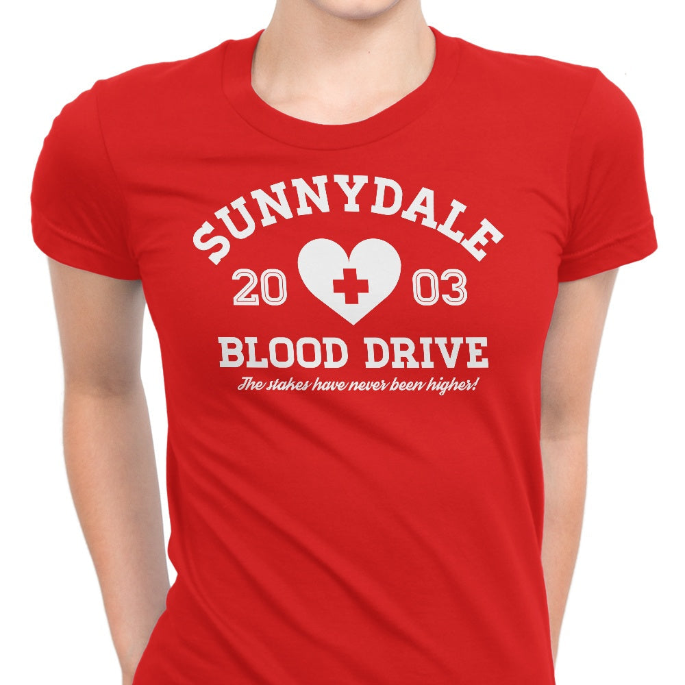 Sunnydale Blood Drive Women's Apparel - Adult & Kids T-Shirts, Sweatshirts & Hoodies apparel design preview 1