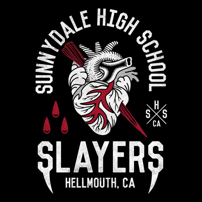 Sunnydale Slayers Women's Apparel - Adult & Kids T-Shirts, Sweatshirts & Hoodies apparel design preview 2