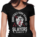 Sunnydale Slayers Women's V-Neck - Adult & Kids T-Shirts, Sweatshirts & Hoodies apparel design preview 1