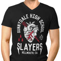 Sunnydale Slayers Men's V-Neck - Adult & Kids T-Shirts, Sweatshirts & Hoodies apparel design preview 1