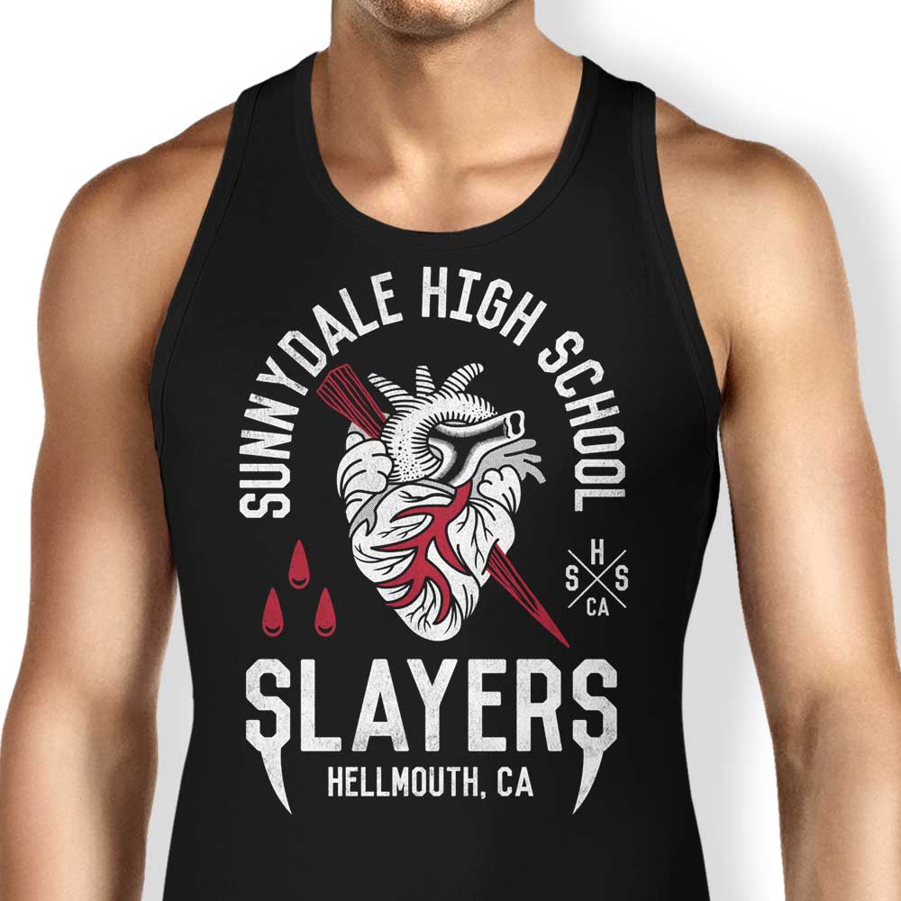 Sunnydale Slayers Tank Top - Adult & Kids T-Shirts, Sweatshirts & Hoodies apparel design preview 1
