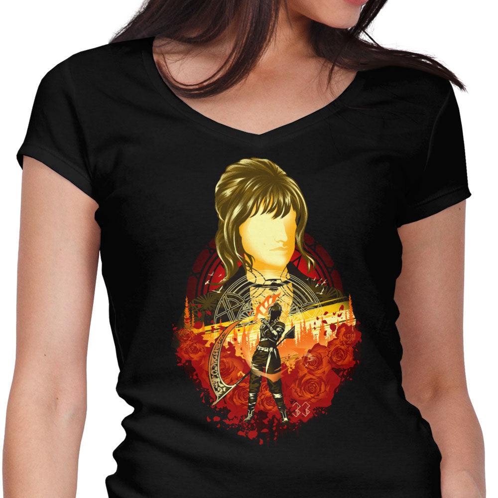 Sunpiercer Women's V-Neck - Adult & Kids T-Shirts, Sweatshirts & Hoodies apparel design preview 1