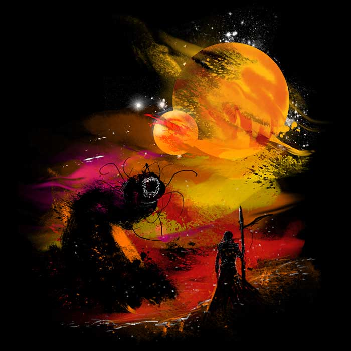 Sunset on Arrakis - Adult & Kids T-Shirts, Sweatshirts & Hoodies apparel design preview 2