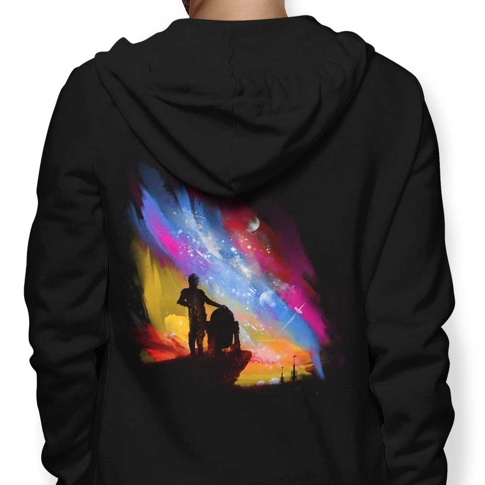 Sunset on Tatooine - Adult & Kids T-Shirts, Sweatshirts & Hoodies apparel design preview 1
