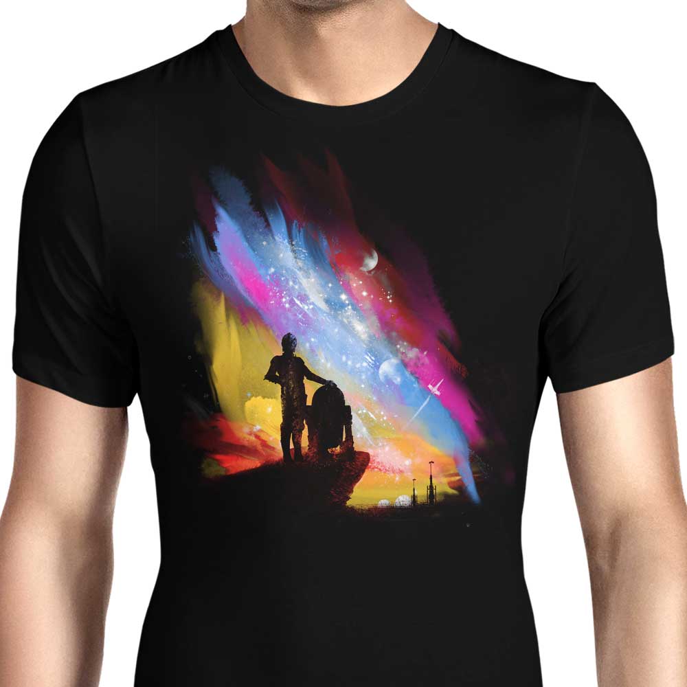 Sunset on Tatooine Men's Apparel - Adult & Kids T-Shirts, Sweatshirts & Hoodies apparel design preview 1
