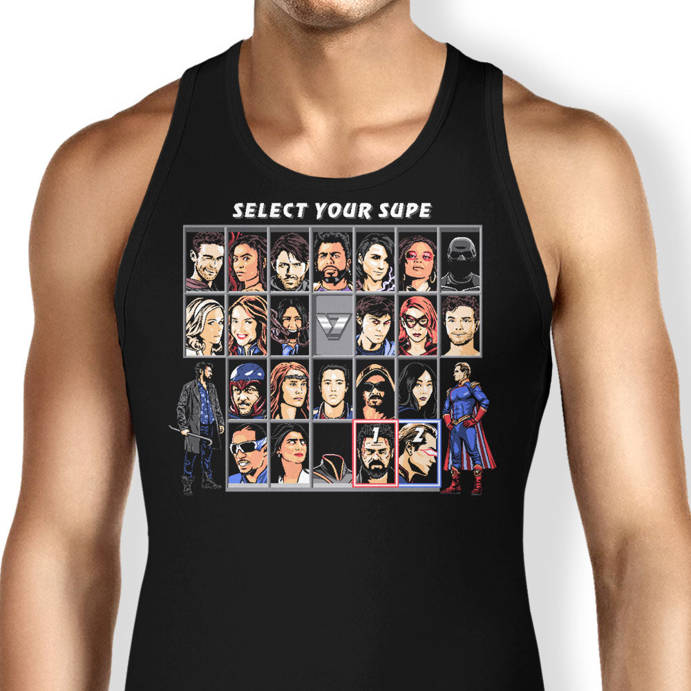 Supe Kombat Tank Top - Adult & Kids T-Shirts, Sweatshirts & Hoodies apparel design preview 1