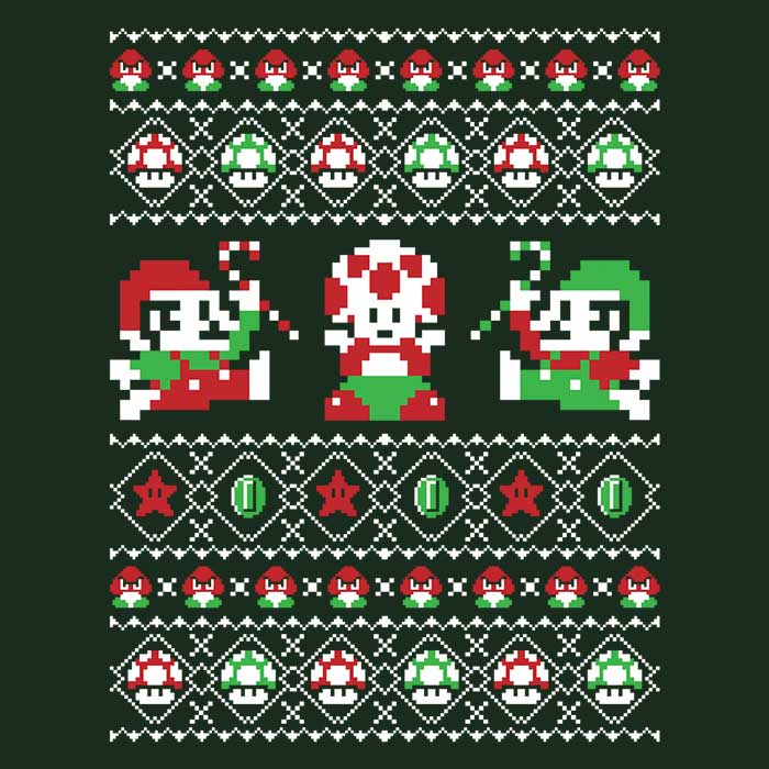 Super Christmas Bros. Youth Apparel - Adult & Kids T-Shirts, Sweatshirts & Hoodies apparel design preview 2
