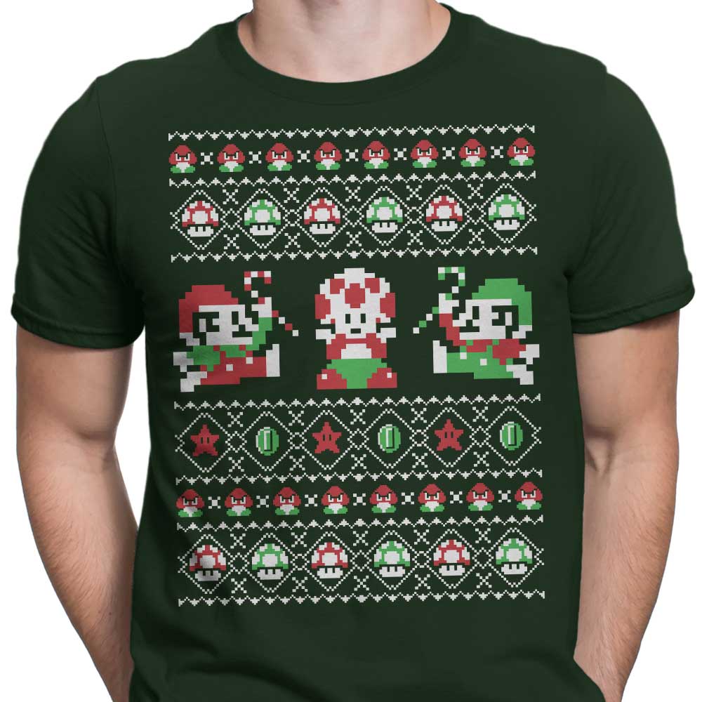 Super Christmas Bros. Men's Apparel - Adult & Kids T-Shirts, Sweatshirts & Hoodies apparel design preview 2