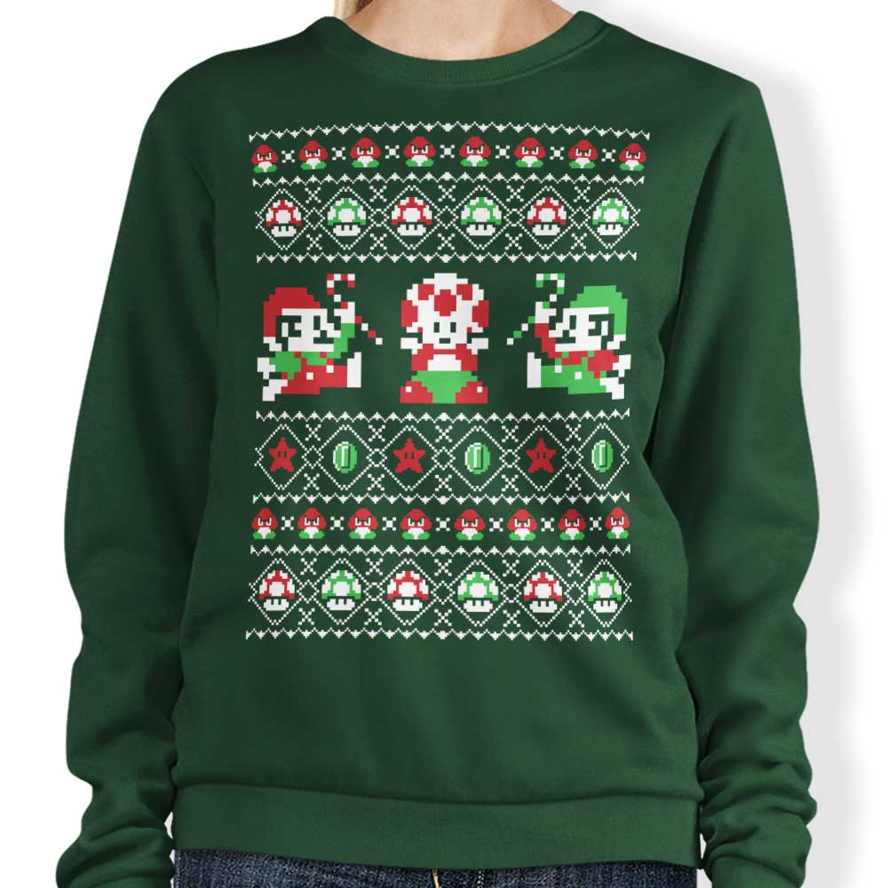 Super Christmas Bros. - Adult & Kids T-Shirts, Sweatshirts & Hoodies apparel design preview 1