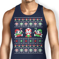 Super Christmas Bros. Tank Top - Adult & Kids T-Shirts, Sweatshirts & Hoodies apparel design preview 1
