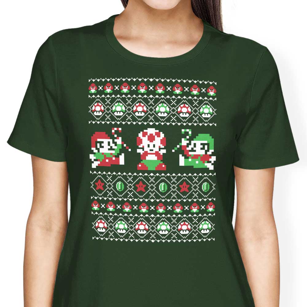 Super Christmas Bros. Women's Apparel - Adult & Kids T-Shirts, Sweatshirts & Hoodies apparel design preview 2