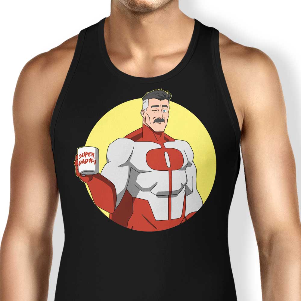 Super Dad No. 1 Tank Top - Adult & Kids T-Shirts, Sweatshirts & Hoodies apparel design preview 1