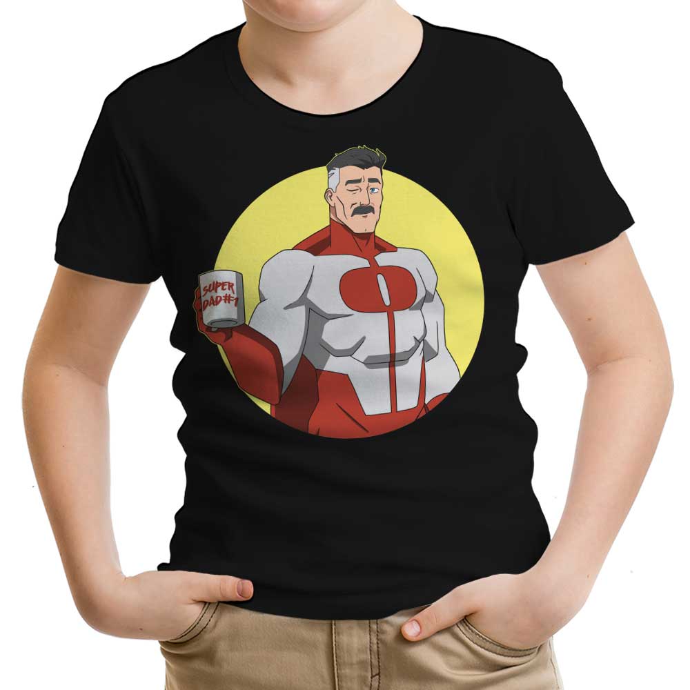 Super Dad No. 1 Youth Apparel - Adult & Kids T-Shirts, Sweatshirts & Hoodies apparel design preview 1