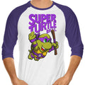Super Donnie Bros 3/4 Sleeve Raglan - Adult & Kids T-Shirts, Sweatshirts & Hoodies apparel design preview 1