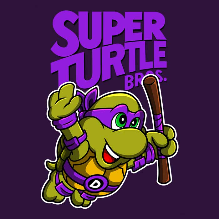 Super Donnie Bros Men's Apparel - Adult & Kids T-Shirts, Sweatshirts & Hoodies apparel design preview 2
