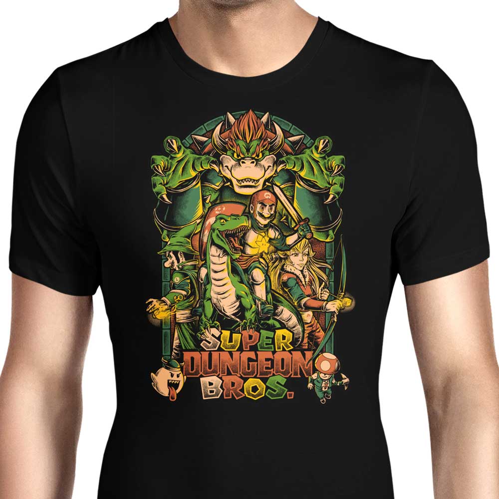 Super Dungeon Bros. Men's Apparel - Adult & Kids T-Shirts, Sweatshirts & Hoodies apparel design preview 1