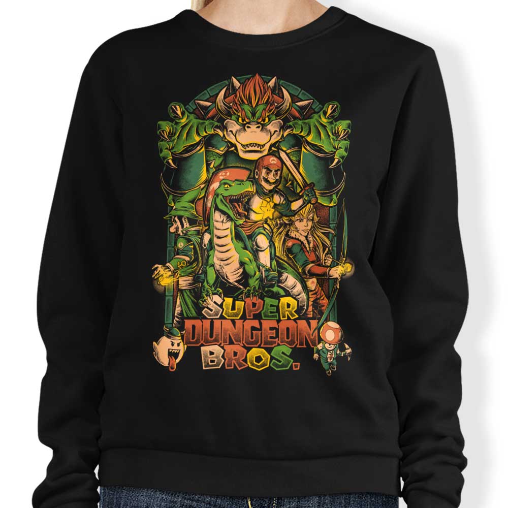 Super Dungeon Bros. - Adult & Kids T-Shirts, Sweatshirts & Hoodies apparel design preview 1