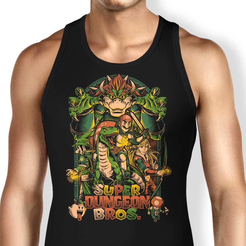 Super Dungeon Bros. Tank Top - Adult & Kids T-Shirts, Sweatshirts & Hoodies apparel design preview 1
