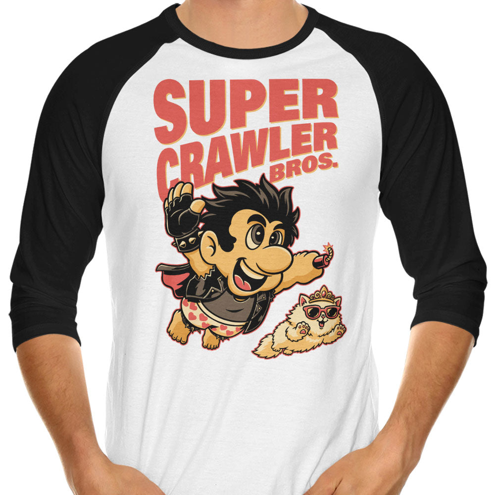 Super Dungeon Crawler 3/4 Sleeve Raglan - Adult & Kids T-Shirts, Sweatshirts & Hoodies apparel design preview 1