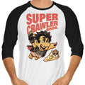 Super Dungeon Crawler 3/4 Sleeve Raglan - Adult & Kids T-Shirts, Sweatshirts & Hoodies apparel design preview 1