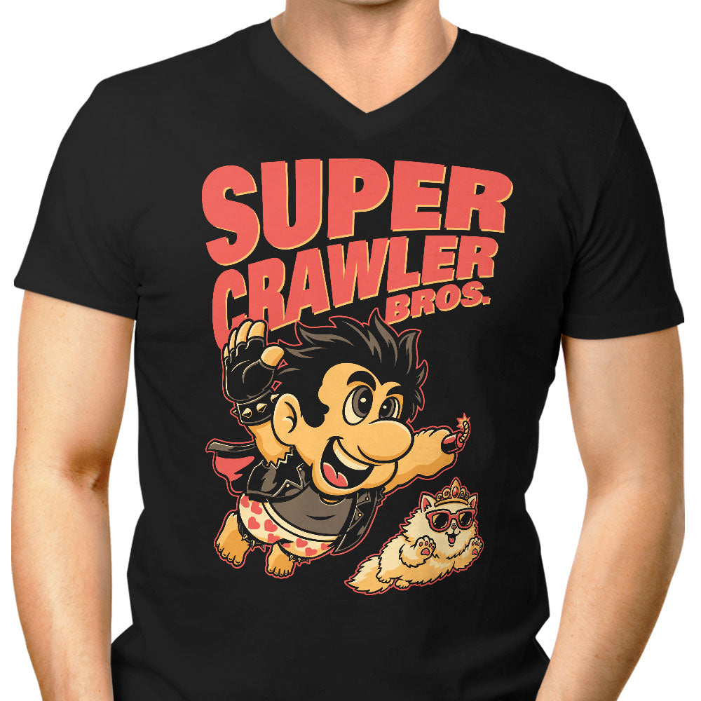 Super Dungeon Crawler Men's V-Neck - Adult & Kids T-Shirts, Sweatshirts & Hoodies apparel design preview 1