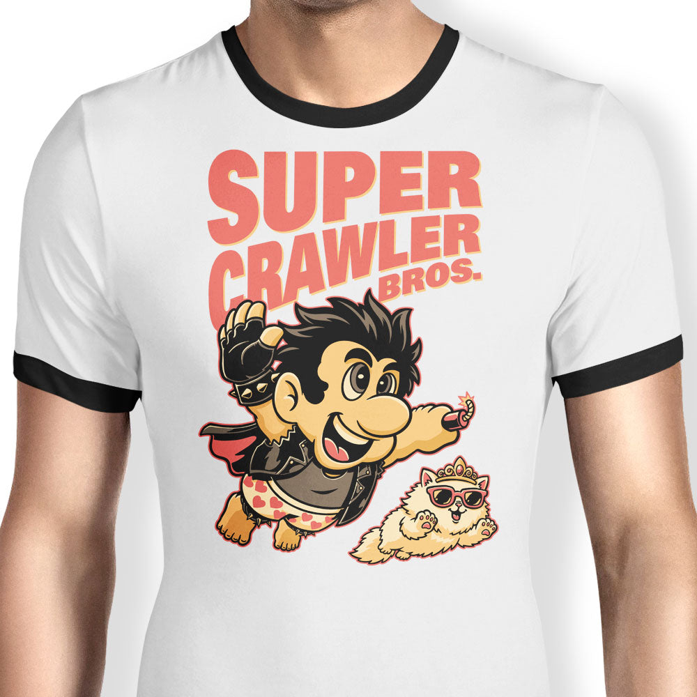 Super Dungeon Crawler Ringer - Adult & Kids T-Shirts, Sweatshirts & Hoodies apparel design preview 1
