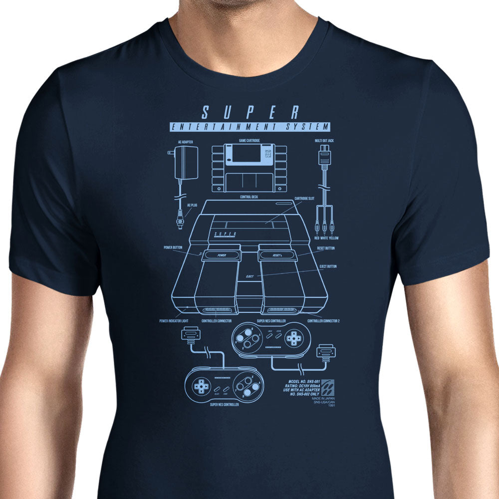 Super Entertainment System Men's Apparel - Adult & Kids T-Shirts, Sweatshirts & Hoodies apparel design preview 1