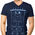 Super Entertainment System Men's V-Neck - Adult & Kids T-Shirts, Sweatshirts & Hoodies apparel design preview 1