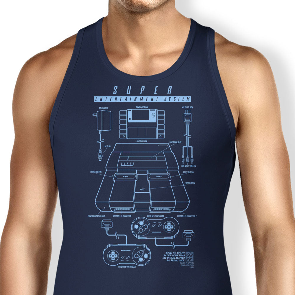 Super Entertainment System Tank Top - Adult & Kids T-Shirts, Sweatshirts & Hoodies apparel design preview 1