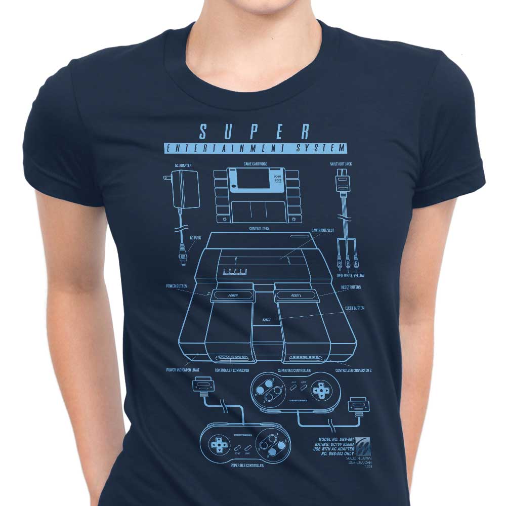 Super Entertainment System Women's Apparel - Adult & Kids T-Shirts, Sweatshirts & Hoodies apparel design preview 1
