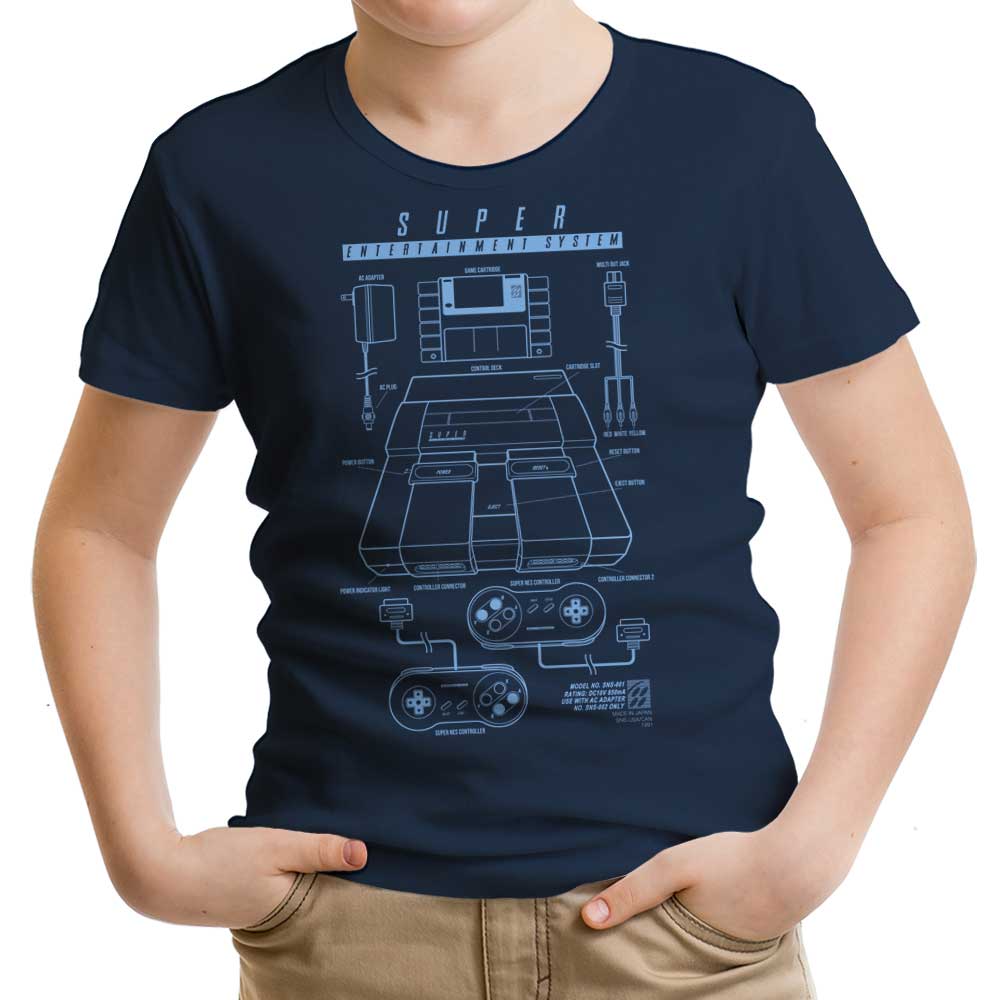 Super Entertainment System Youth Apparel - Adult & Kids T-Shirts, Sweatshirts & Hoodies apparel design preview 1