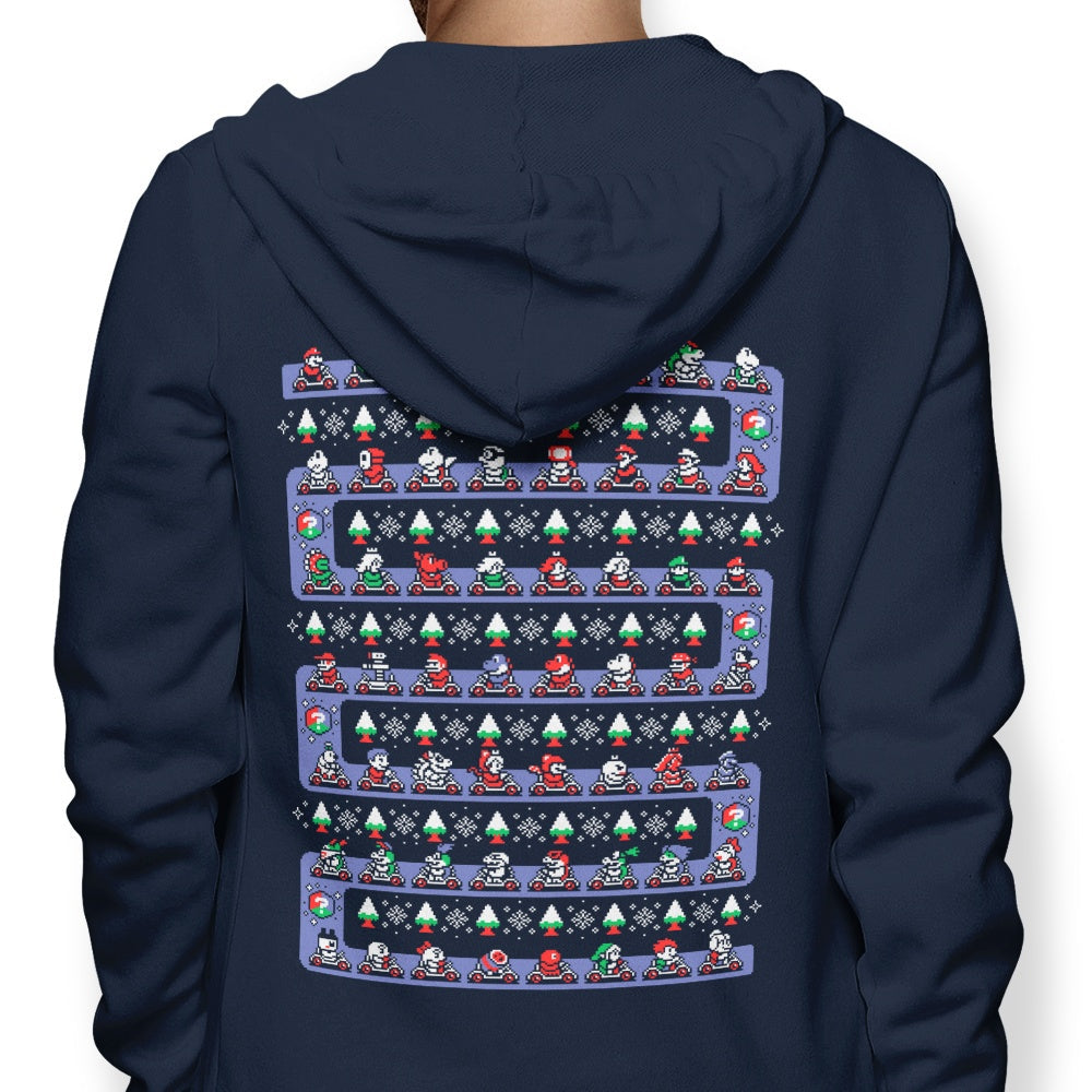 Super Holiday Kart - Adult & Kids T-Shirts, Sweatshirts & Hoodies apparel design preview 1